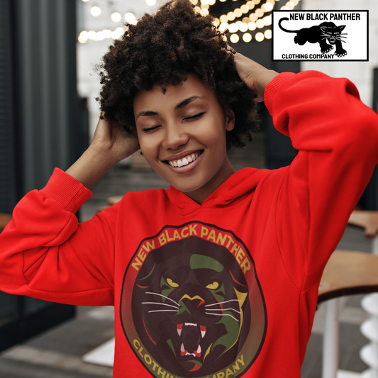 New Black Panther Clothing Company Logo Women’s Pullover Hoodie