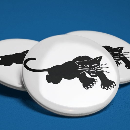 Classic Black Panther Button