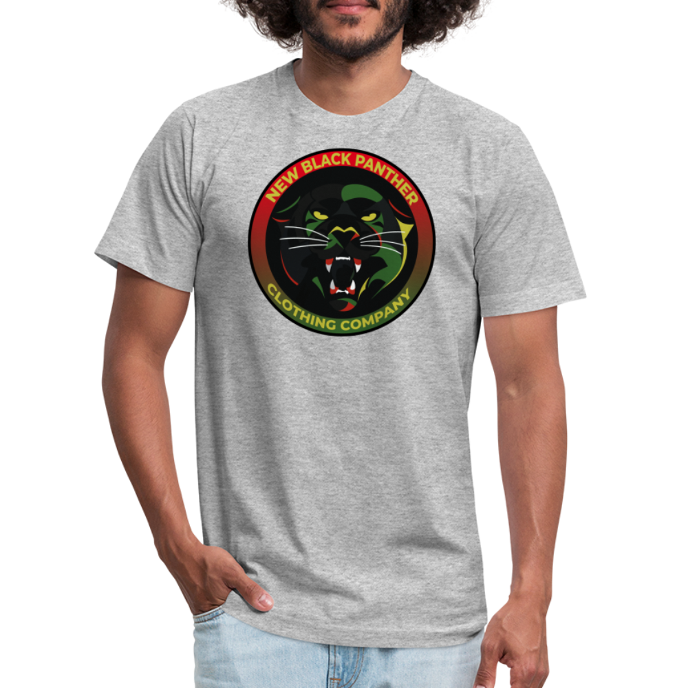 New Black Panther Clothing Logo T-Shirt - heather gray