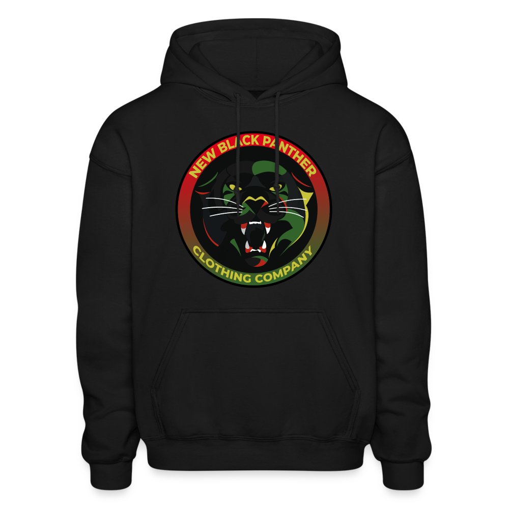 New Black Panther Clothing Company Logo Pullover Hoodie - black