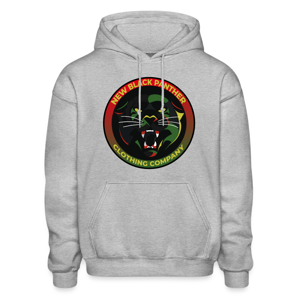 New Black Panther Clothing Company Logo Pullover Hoodie - heather gray