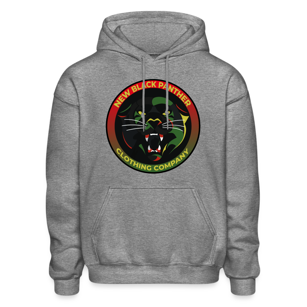 New Black Panther Clothing Company Logo Pullover Hoodie - graphite heather