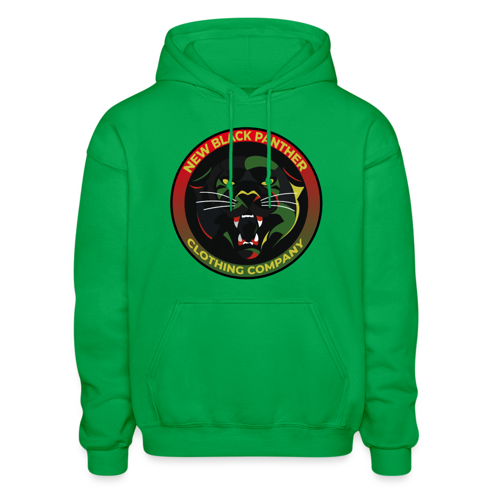 New Black Panther Clothing Company Logo Pullover Hoodie - kelly green