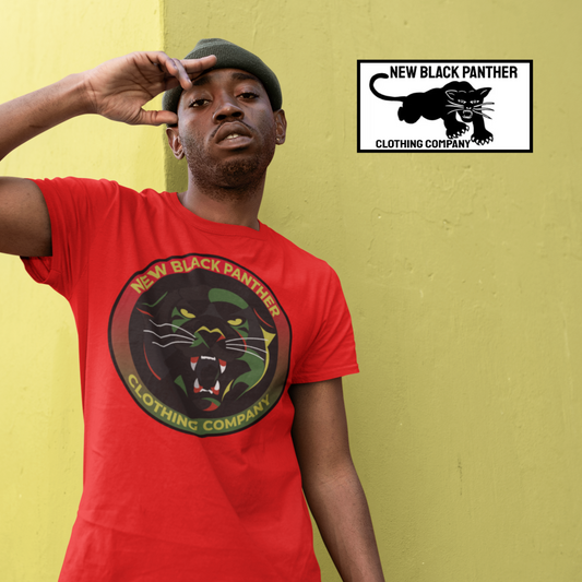 New Black Panther Clothing Logo T-Shirt